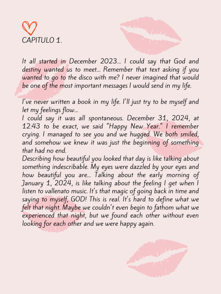 Pink Simple Love Letter | PDF