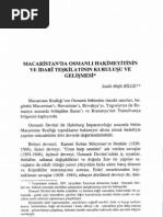 MACARİsTAN'DA OSMANLı HAKİMEYİTİNİN