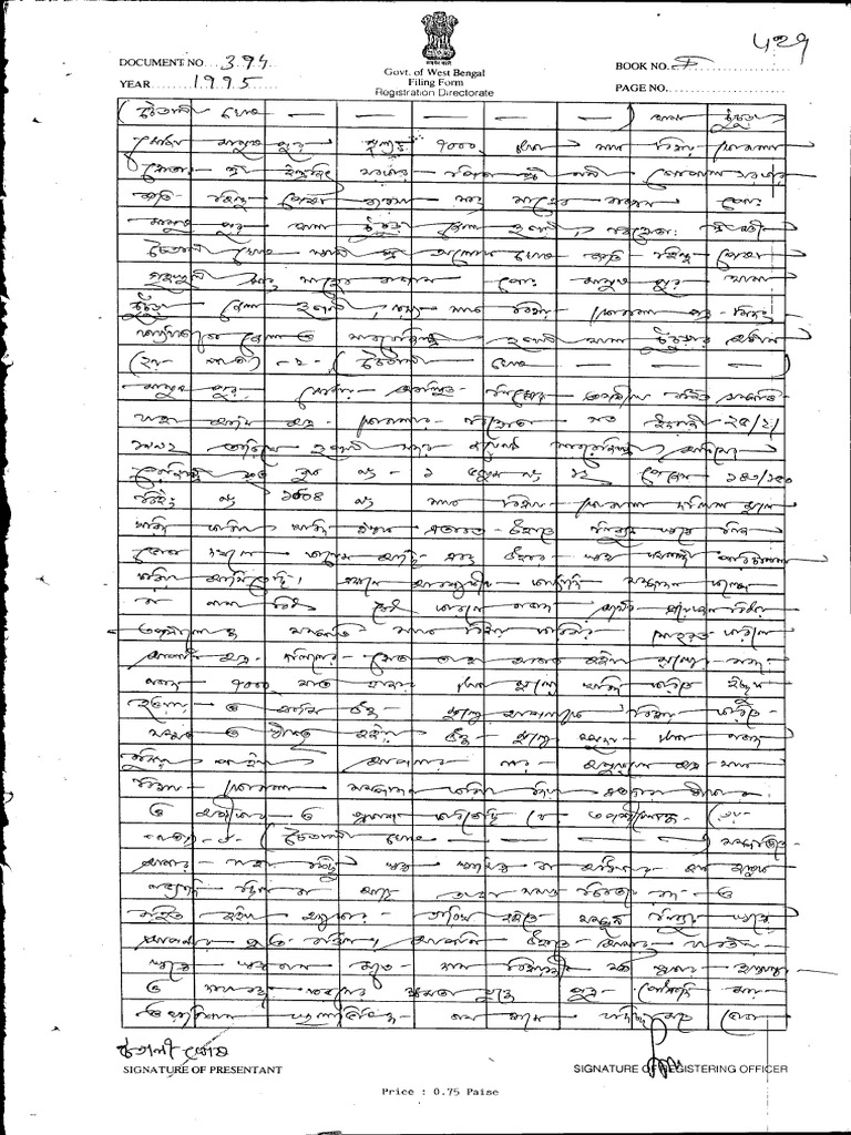 Certified Copy of Deed 1995, WB | PDF