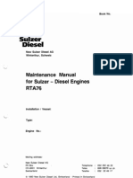 Maintenance Manual For Sulzer Diesel Engines Rta76