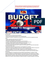 Union Budget 2012