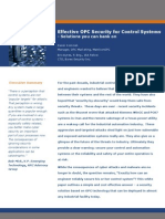 WP Effective OPC Security For Control Systems