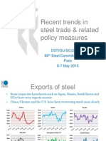 Recent Trends in Steel Trade & Related Policy Measures: DSTI/SU/SC (2010) 11 68 Steel Committee Meeting Paris 6-7 May 2010