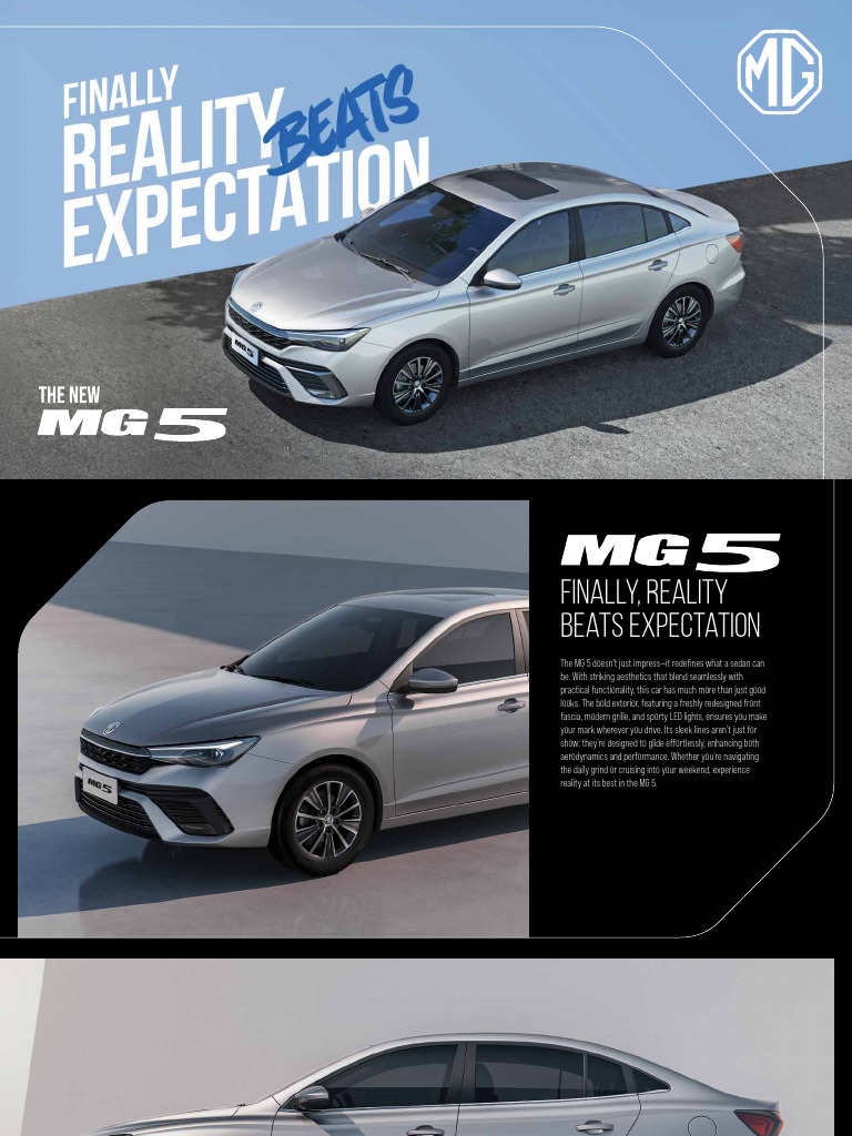 MG 5 Sedan: Performance & Luxury Redefined | PDF | Motor Vehicle ...
