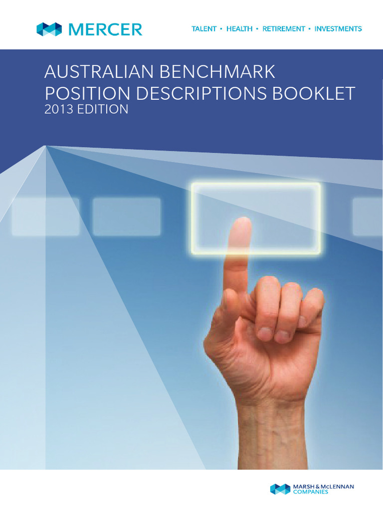 Australian Benchmark Position Descriptions | PDF | Subsidiary | Board ...