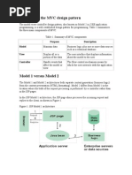 Overview of The MVC Design Pattern