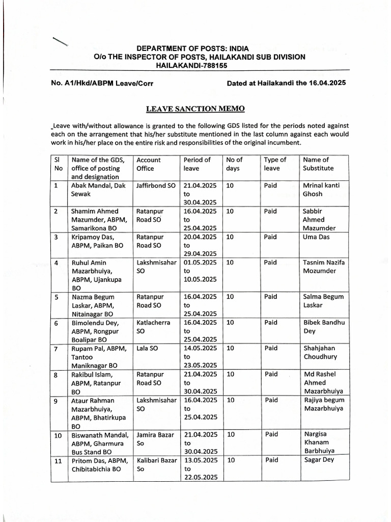 Paid Leave 16apr 25 | PDF
