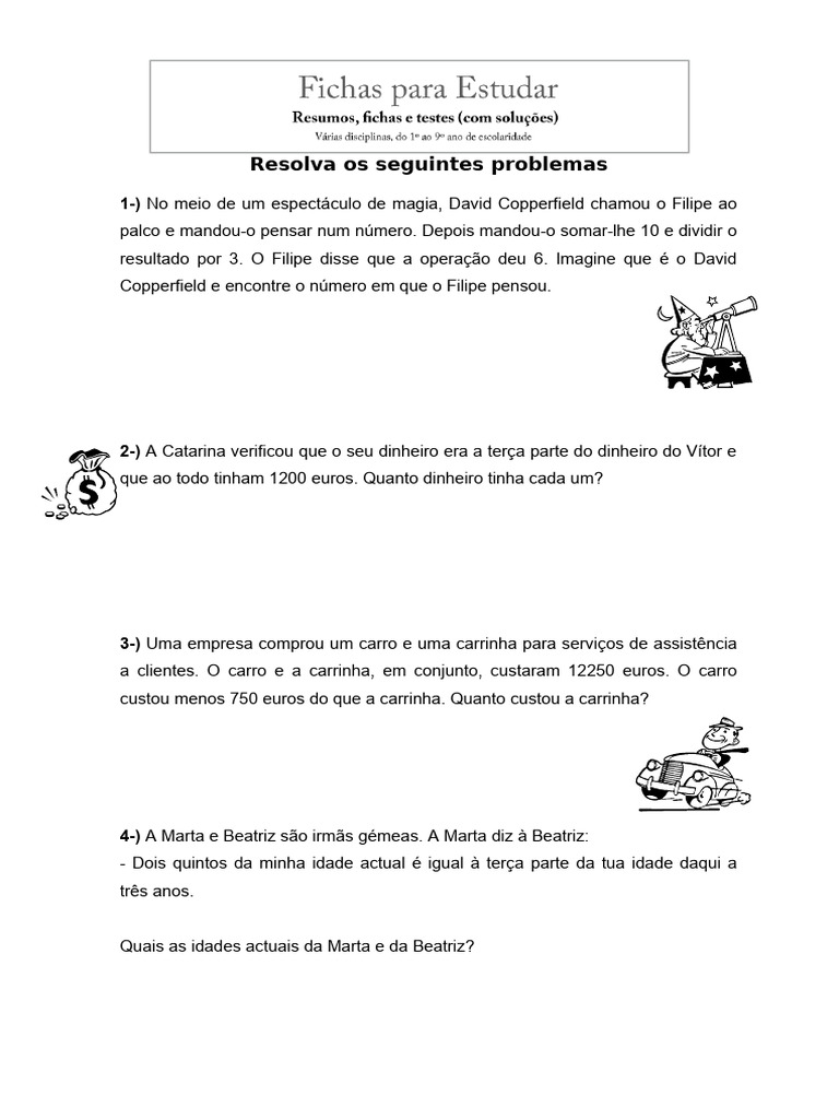 Ficha 4 | PDF