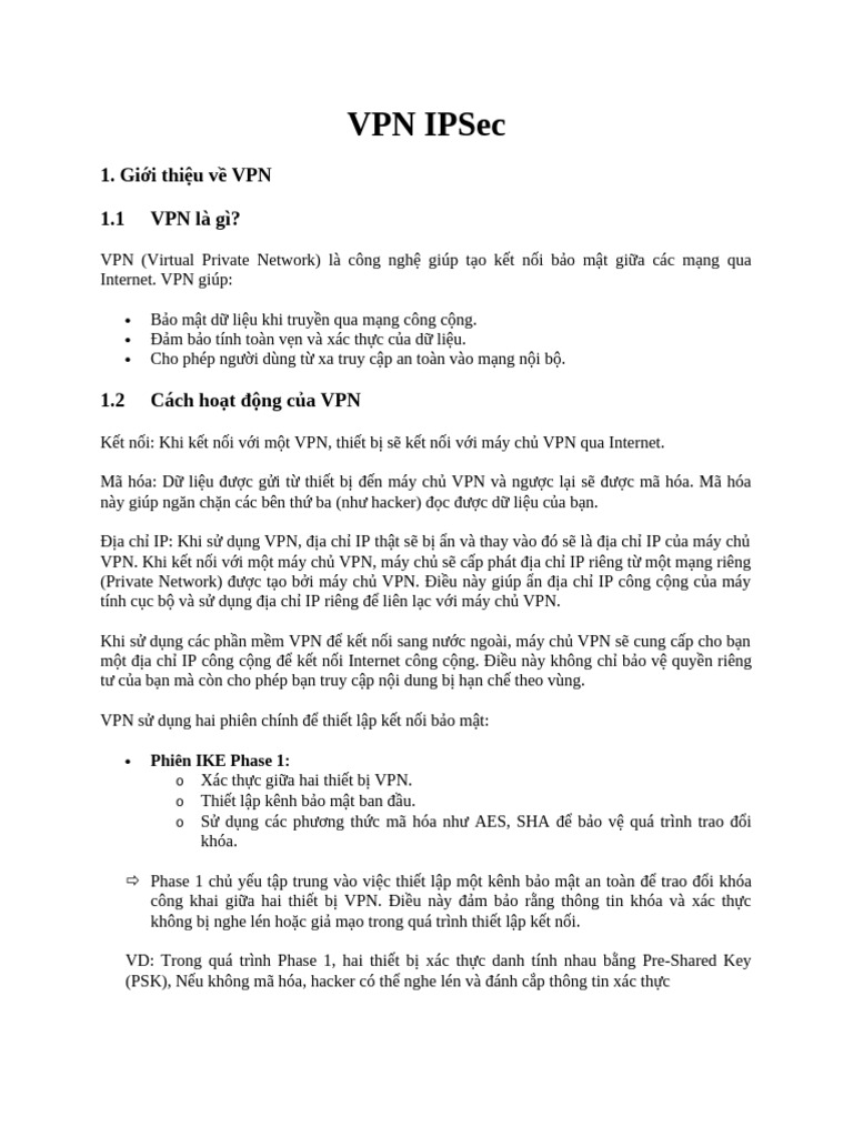 VPN IPSec | PDF