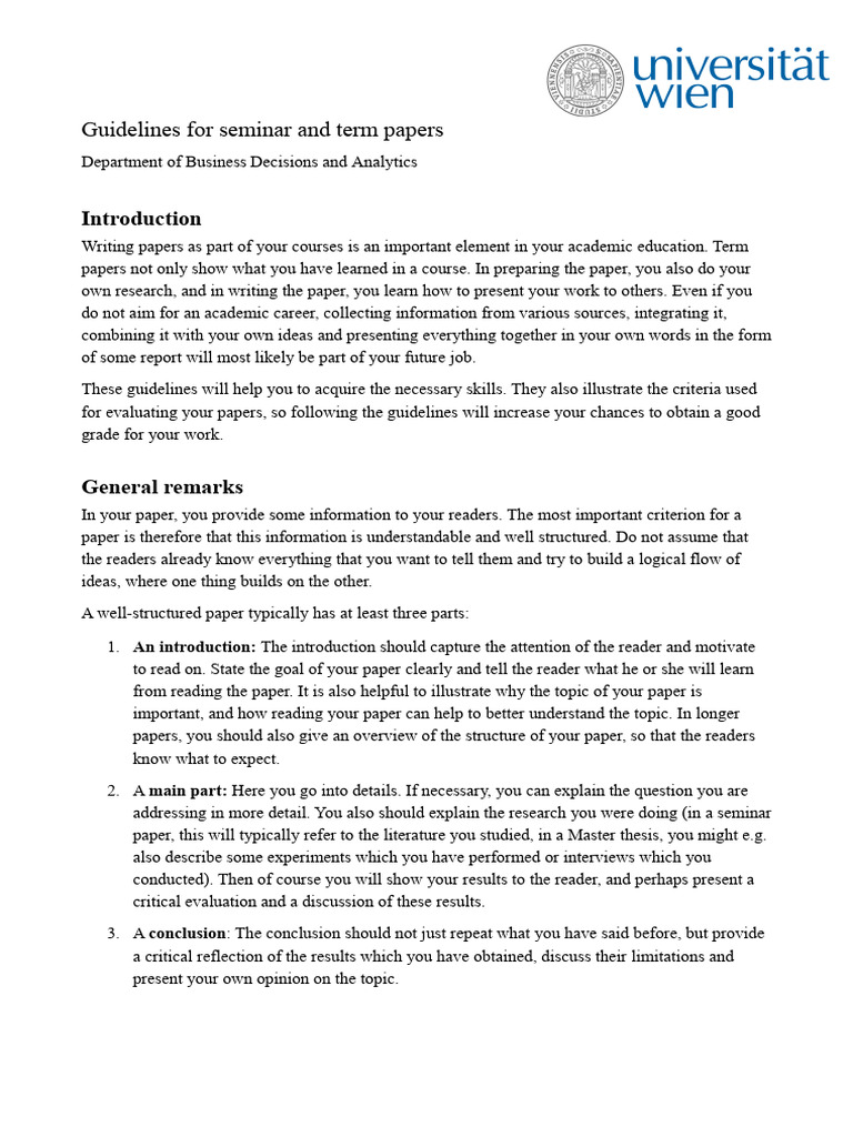 How To Write A Scientific Paper. PaperGuidlines | PDF | Digital Object ...