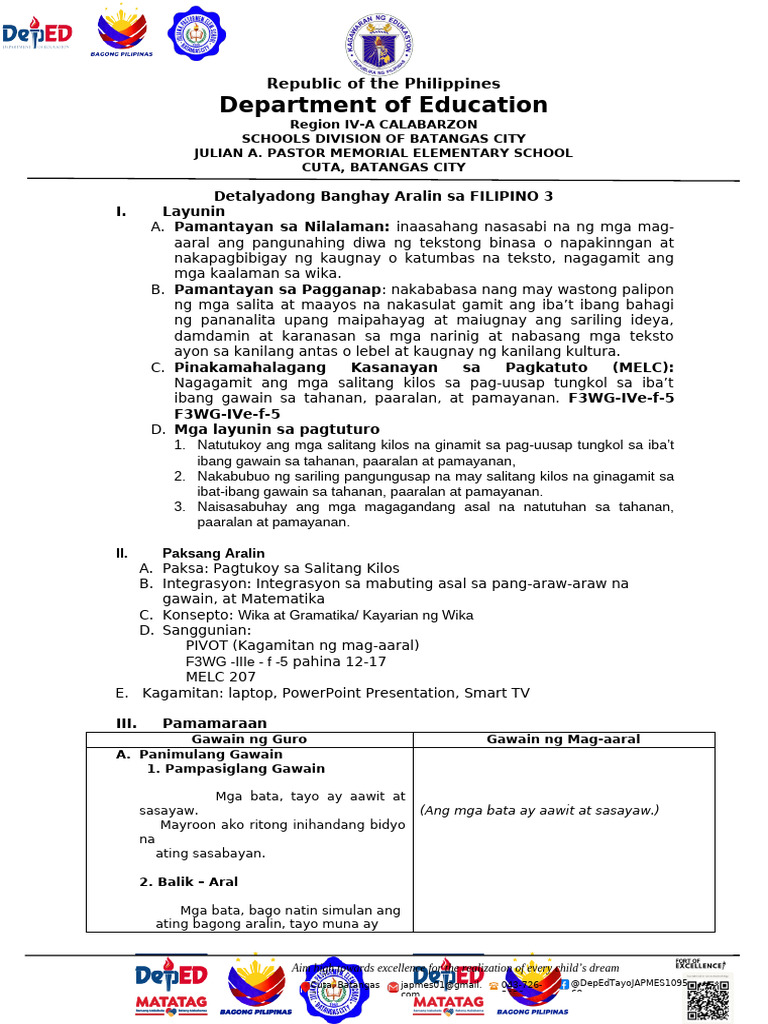 Filipino Final Demo 03-07-2025 Edited | PDF
