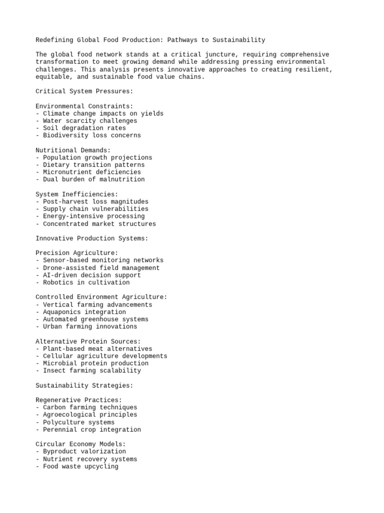 future_food_systems PDF Agriculture Sustainability