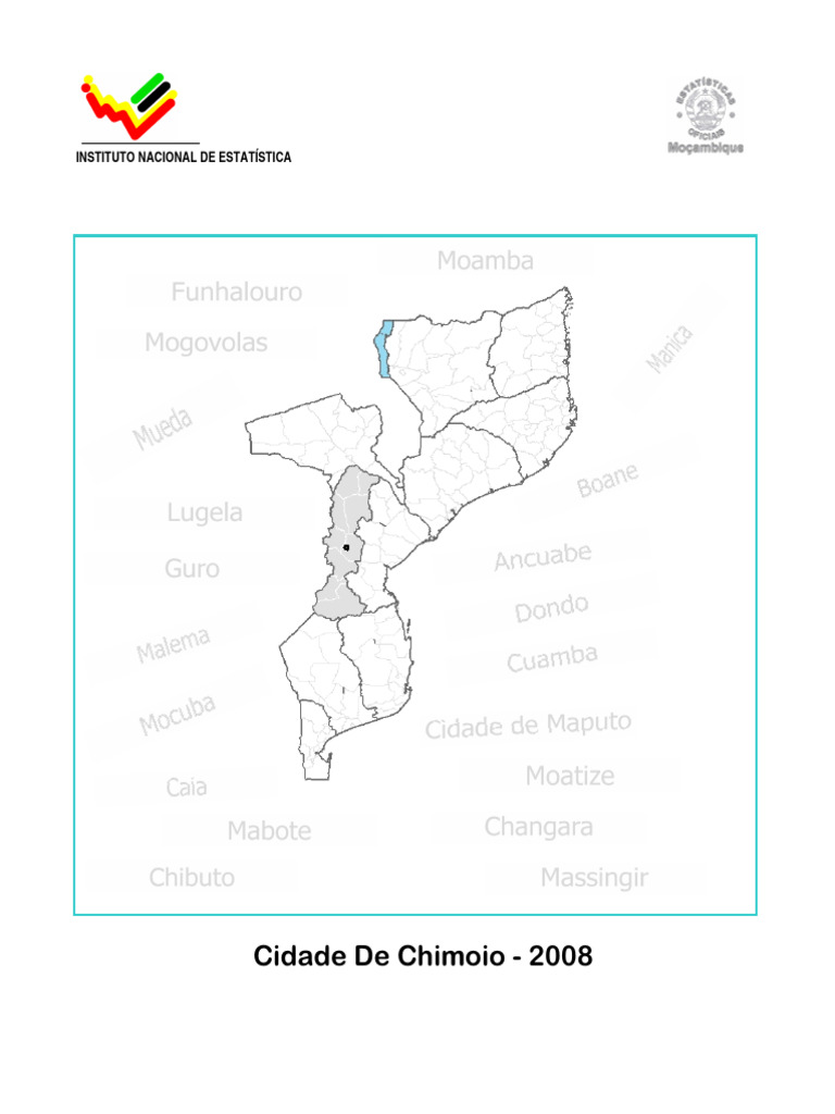 Estatísticas do Distrito de Chimoio 2008 | PDF | Informação | Alfabetização