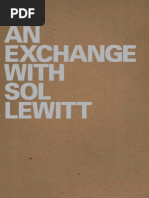 Exchange With Sol LeWitt Catalogue