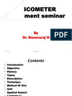 Viscometer Instrument Seminar: by Dr. Basavaraj N