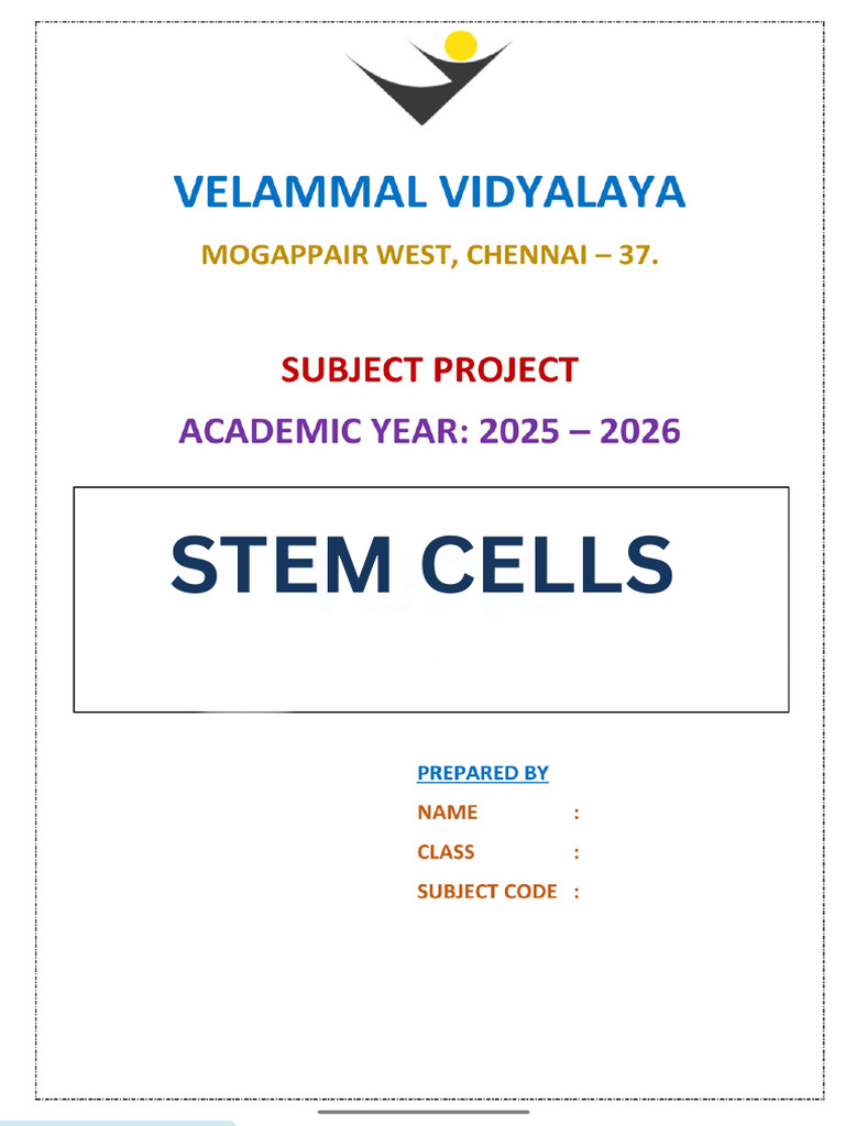 Understanding Stem Cells and Their Uses | PDF | Stem Cell | Cell Potency