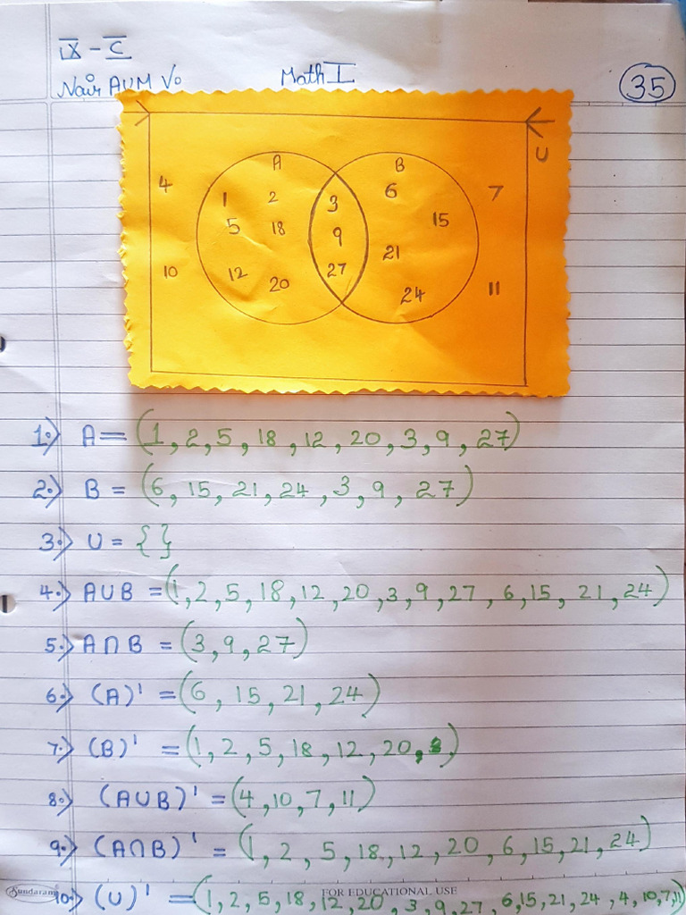 Aum Nair - 9C - 35 - Math I Activity.. | PDF
