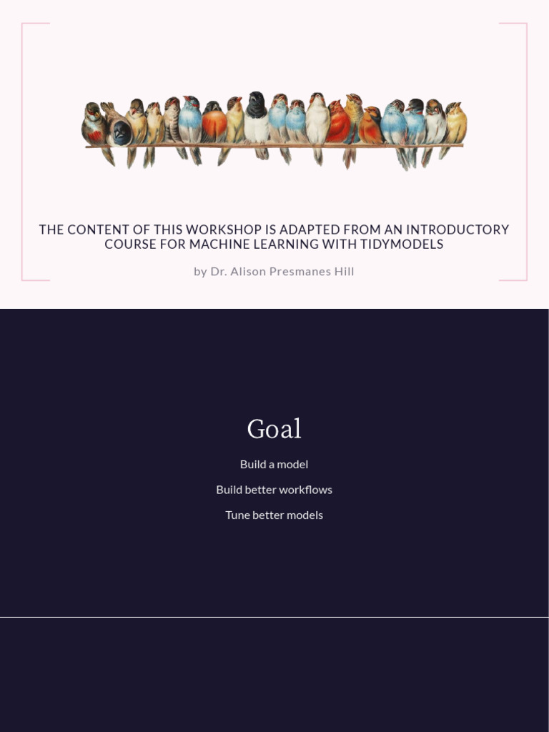 TidyModels Workshop: Predictive Modeling | PDF | Errors And Residuals ...