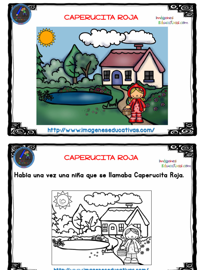 Actividades de Caperucita Roja para Niños | PDF
