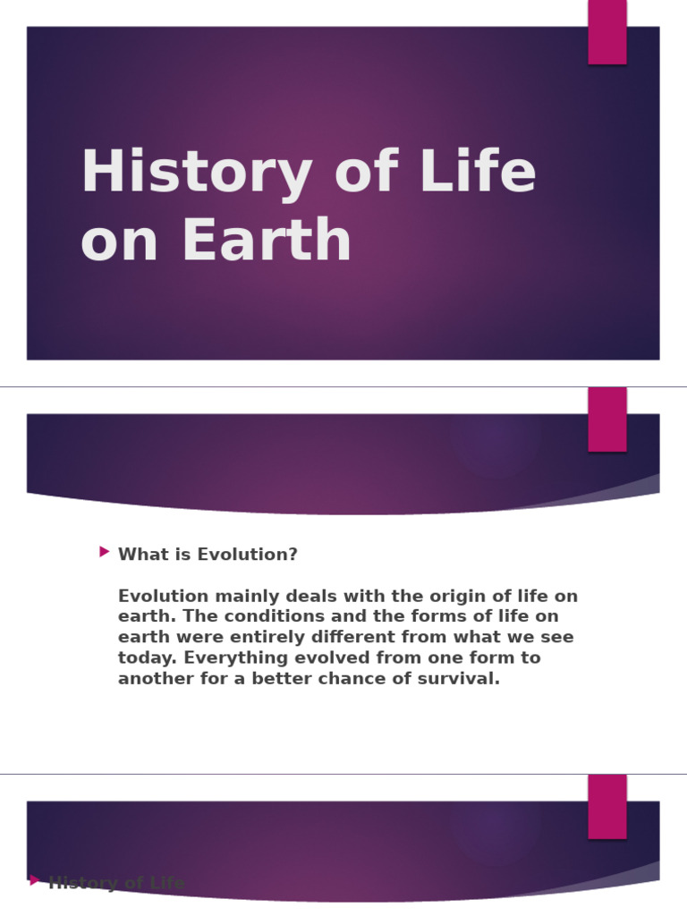 Evolution and History of Life on Earth | PDF | Evolution | Fossil