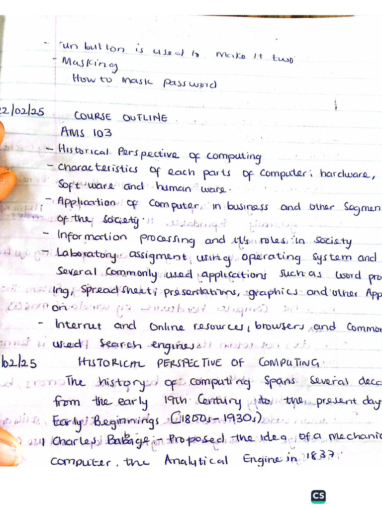 Ams 103 Note | PDF