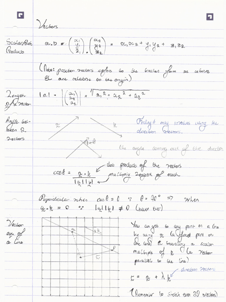 Vectors | PDF