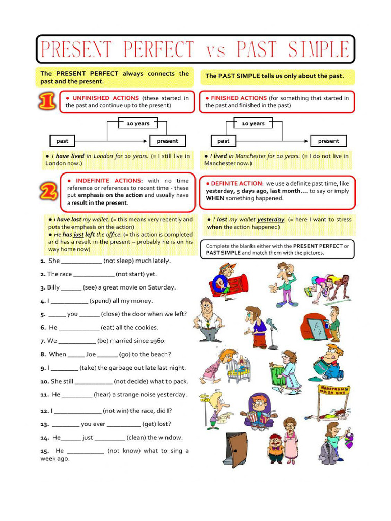 Past Simp and Pres Perf | PDF