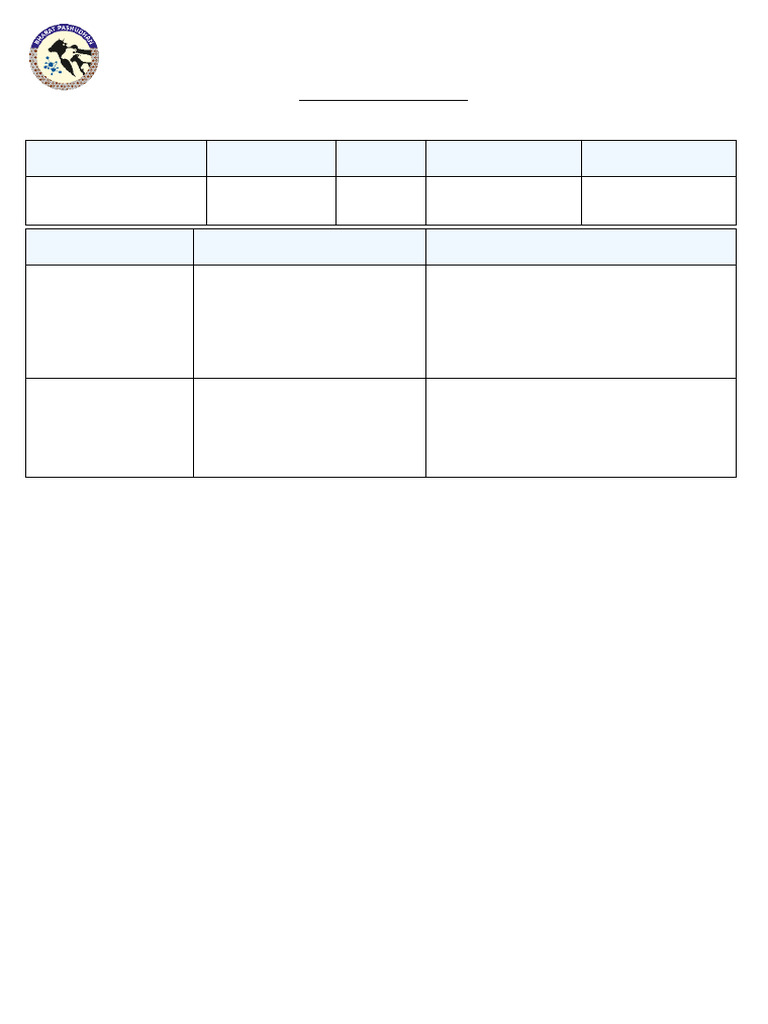 Animal Status Report 69065876 | PDF