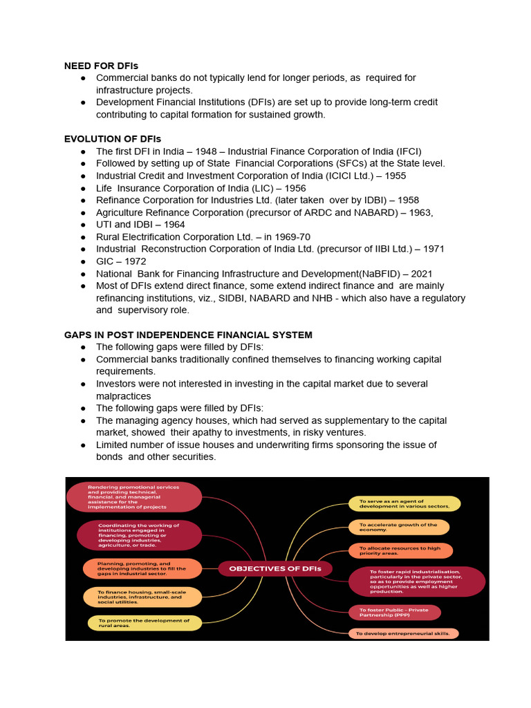 Need For Dfis | PDF | Personal Finance | Economies
