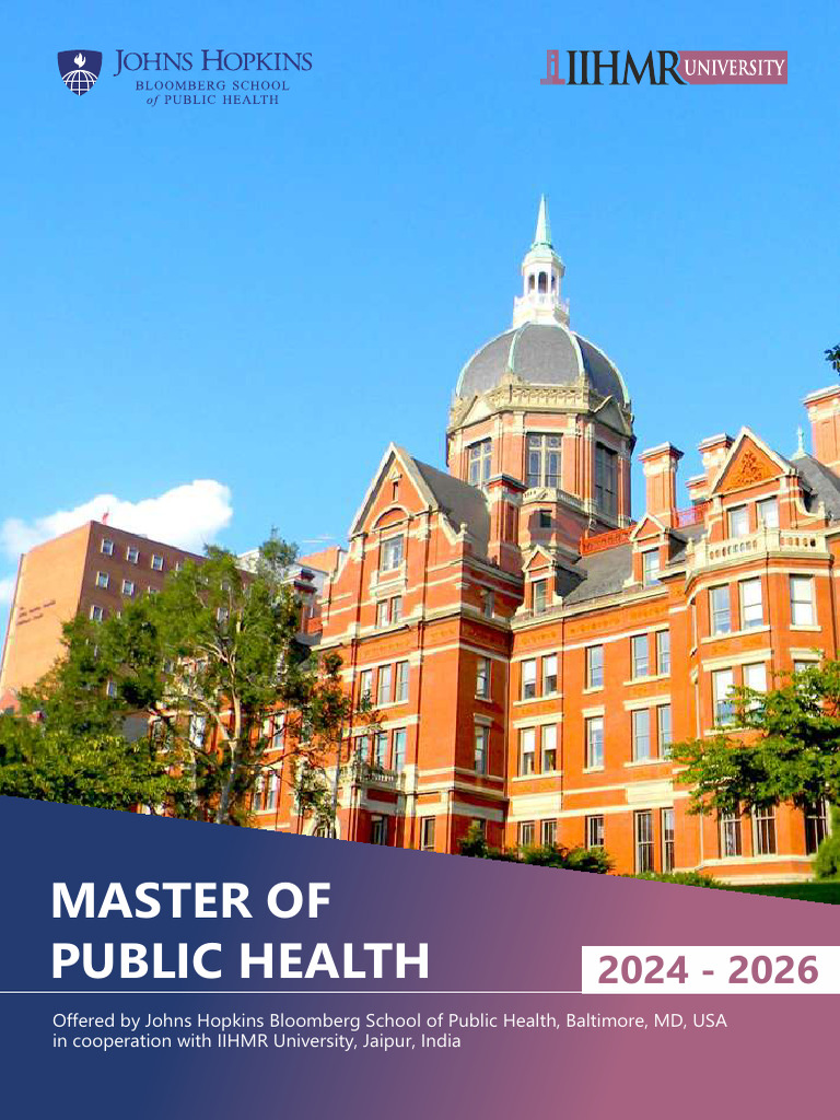 Johns Hopkins IIHMR MPH Program 2024-2026 | PDF | Public Health ...