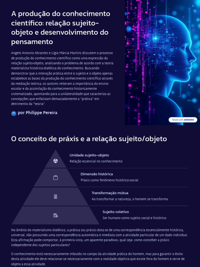 Produção do Conhecimento Científico | PDF | Pensamento | Empiricismo