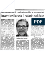 Invernizzi lancia il salario solidale