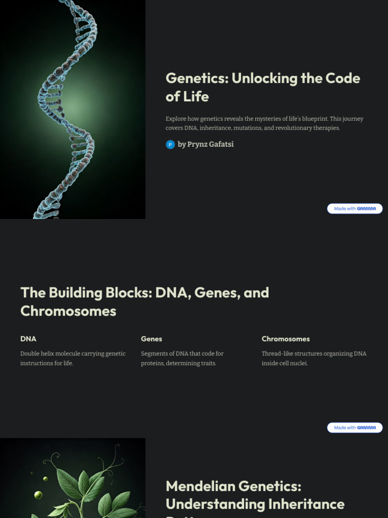 Genetics Unlocking The Code of Life | PDF | Genetics | Gene