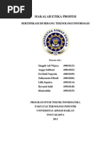 Download Makalah Etika Profesi Sertifikasi Di Bidang Teknologi Informasi by Orisky Sitra Arifah Destiyati SN86890110 doc pdf