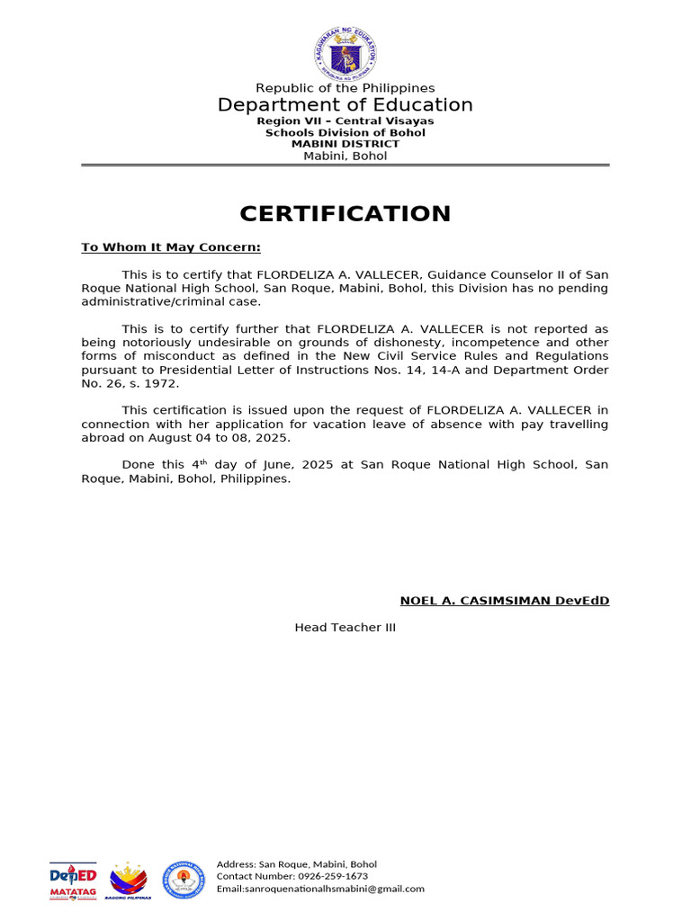 C Certification | PDF