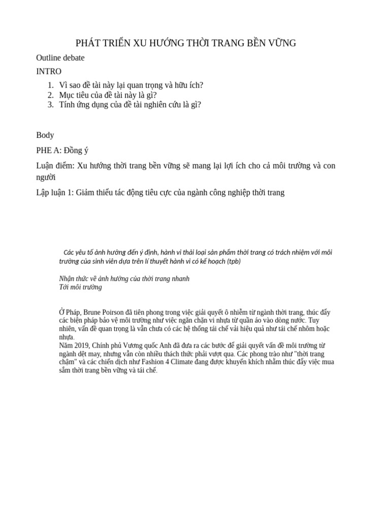 Outline TDPB | PDF