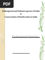 Endangered and Endemic Species of India | PDF | Endangered Species ...
