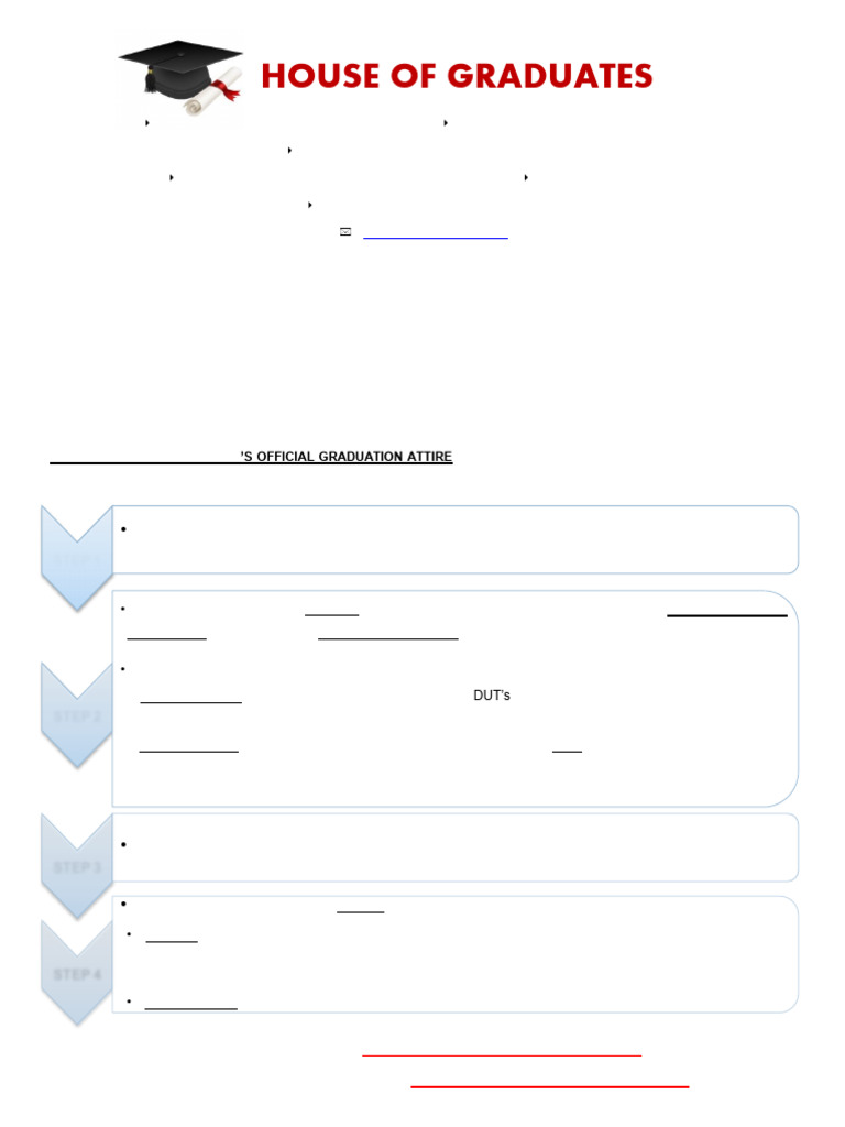House of Graduates Order Form DUT 2025 Autumn Graduation | PDF ...