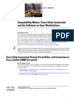 Compatibility Matrix: Cisco Unity Connection and The Software On User Workstations