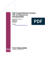 TCG Trusted Network Connect TNC Architecture For Interoperability