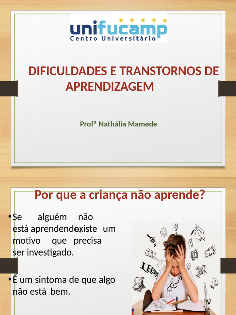 Dificuldades de Aprendizagem: Causas e Fatores | PDF | Aprendizado ...