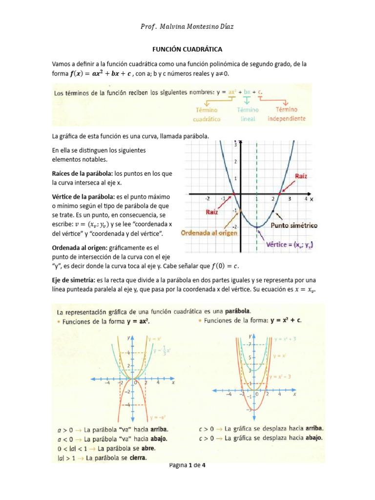 Funcion Cuádratica 2 | PDF