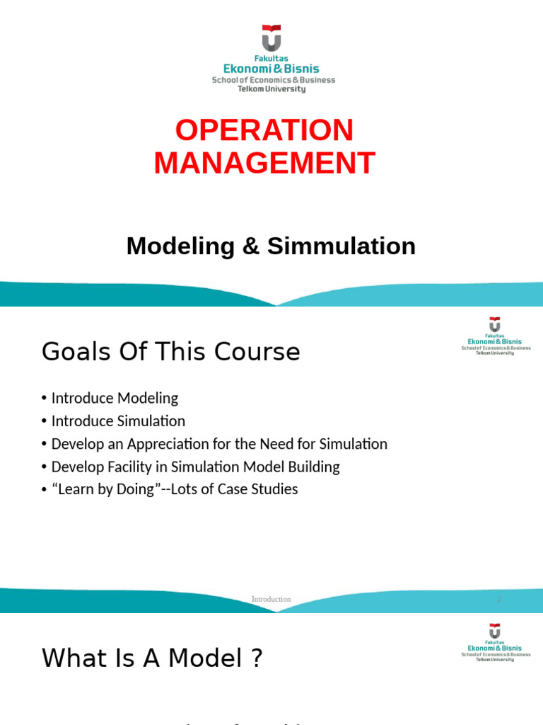 Modeling and Simulation in Operations Management | PDF | Simulation ...
