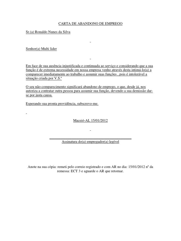14+ Carta De Apresentação Ultimo Emprego Tips  Carta