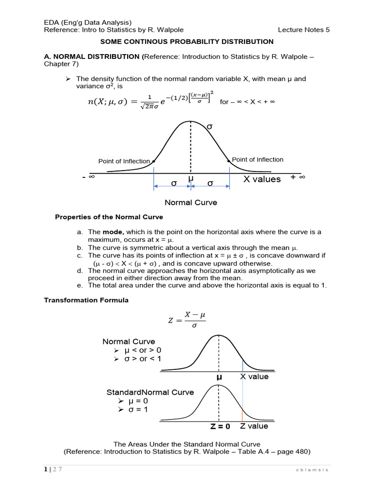Normal Distribution and Probability Analysis | PDF | Normal ...