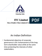 ITC Limited: One of India's Most Admired Companies