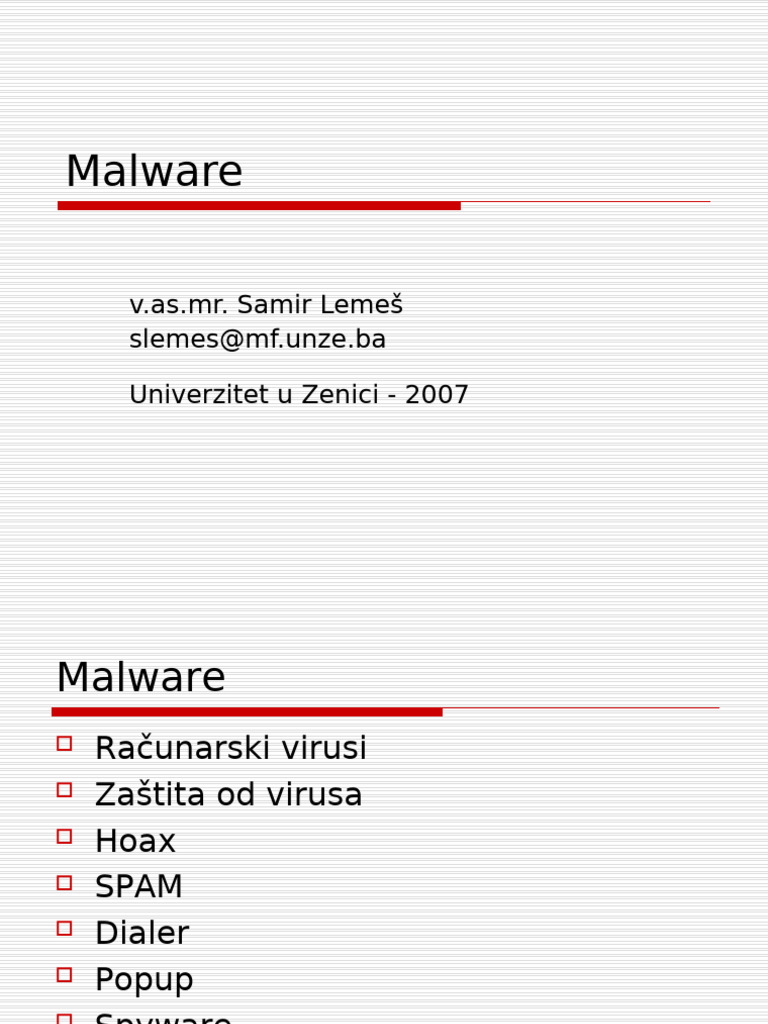11 Malware | PDF
