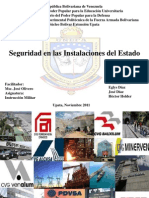 Seguridad de Las Instalaciones Del Estado