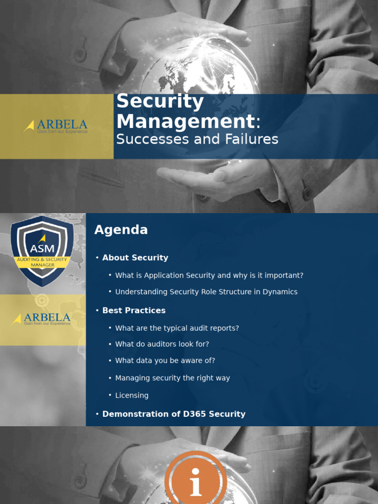 Dynamics AX Security Management Guide | PDF | Audit | Auditor's Report