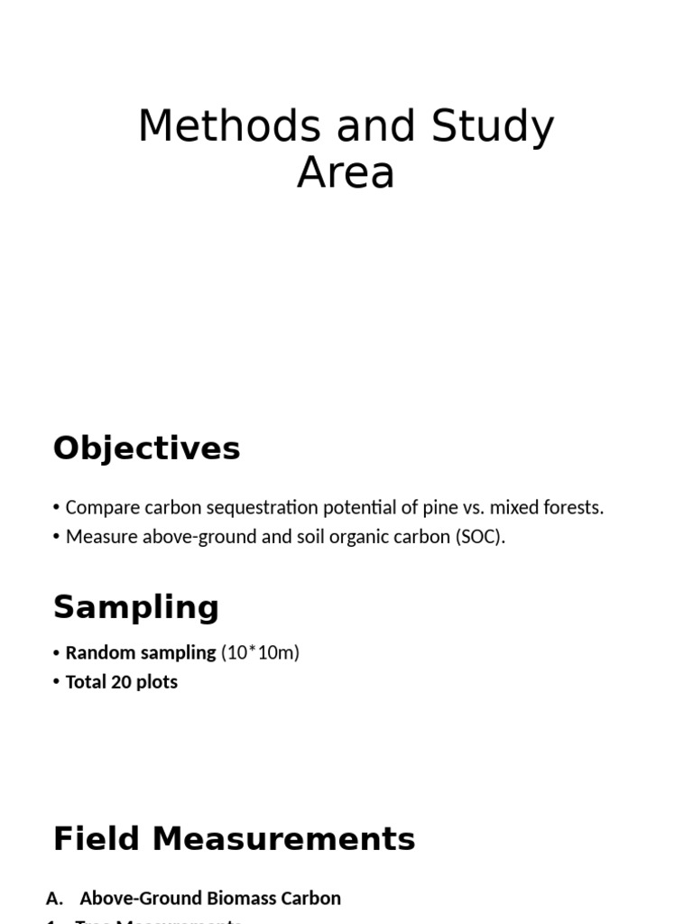 Carbon Sequestration in Forests Study | PDF